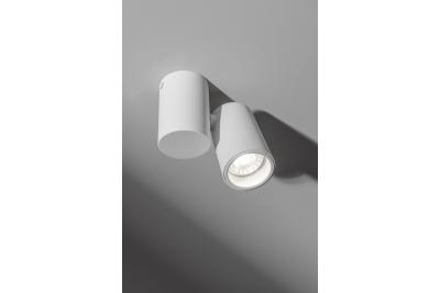 Decor Stropní svítidlo LUPO hliník 11.6x5.6x11.5 IP20 1*GU10 max. 50W kulaté bílé. 1208963927