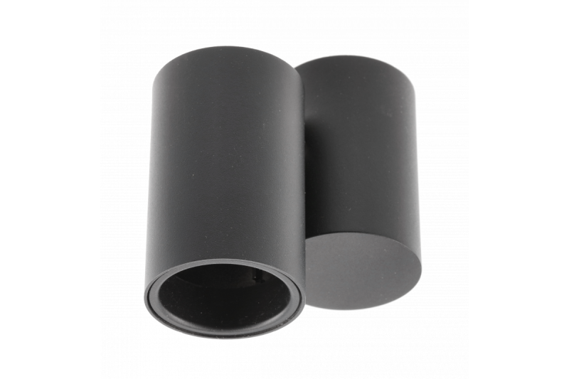 Dekor Stropní svítidlo LUPO hliník 11,6x5,6x11,5 IP20 1*GU10 max. 50W kulaté černé. 1208963928