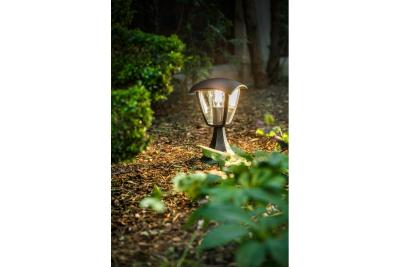 Decorativní zahradní svítidlo MARINA-PS E27 MAX.20W IP54 AC220-240V 50-60Hz sloupek 30cm černý. 1208963932
