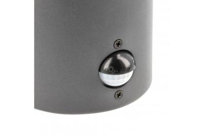 Dekorativní zahradní svítidlo MEDIO-AU PIR E27 MAX.15W IP54 AC220-240V 50-60Hz nástěnná lampa horní grafit. 1208963938