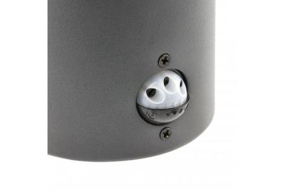 Dekorativní zahradní svítidlo MEDIO-AU PIR E27 MAX.15W IP54 AC220-240V 50-60Hz nástěnná lampa horní grafit. 1208963938