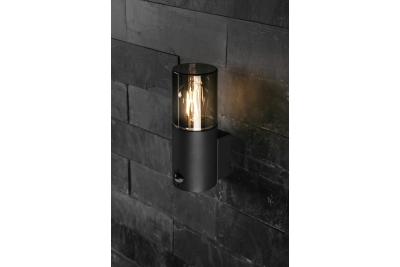 Dekorativní zahradní svítidlo MEDIO-AU PIR E27 MAX.15W IP54 AC220-240V 50-60Hz nástěnná lampa horní grafit. 1208963938