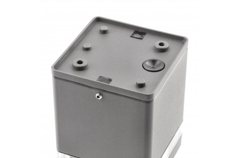 Plafondlamp Decor RIVEN alum 102x120 IP54 max 35W čtvercový grafit. 1208963983