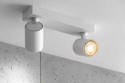 Dekorativní stropní svítidlo SANTO hliník IP20 max. 20W*2 dvojité kulaté bílé. 1208963998