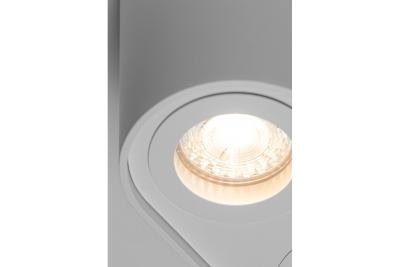 Decor Stropní svítidlo SENSO DUO alum 83x165x110 IP20 MAX 50W kulaté bílé. 1208964010