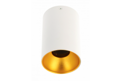 De plafondlamp TENSA aluminium 96x140 IP20 GU10 rond wit. 1208964019