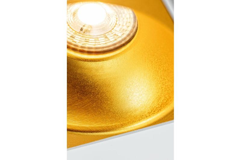 Dekor Stropní svítidlo TENSA alum. 90x90x140 IP20 GU10 čtvercové bílé. 1208964021