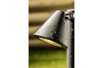 Decorativní zahradní svítidlo LUSTINO-P 80 GU10 MAX.20W IP44 AC220-240V 50-60Hz montážní sloupek grafit. 1208964034