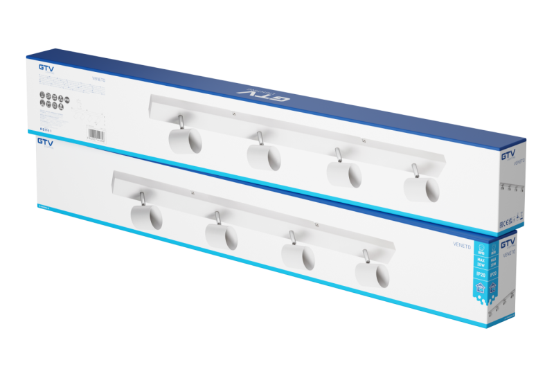 Deco stropní svítidlo VENETO IP20 max. 20W 4 x GU10 kulaté bílé 1208964041