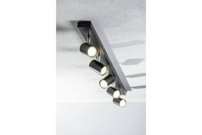 Plafondová svítidla VENETO IP20 max. 20W 5 x GU10 kulaté černé. 1208964044