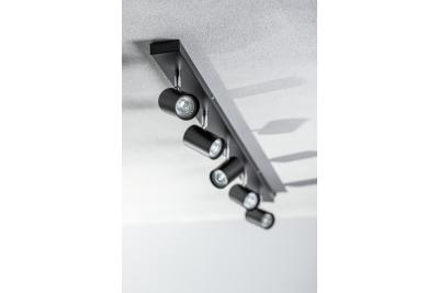 Plafondová svítidla VENETO IP20 max. 20W 5 x GU10 kulaté černé. 1208964044