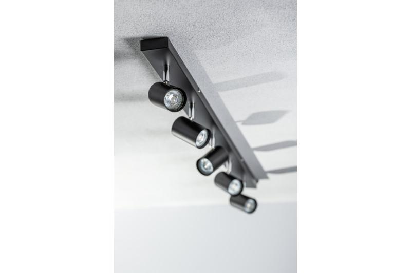 Plafondová svítidla VENETO IP20 max. 20W 5 x GU10 kulaté černé. 1208964044