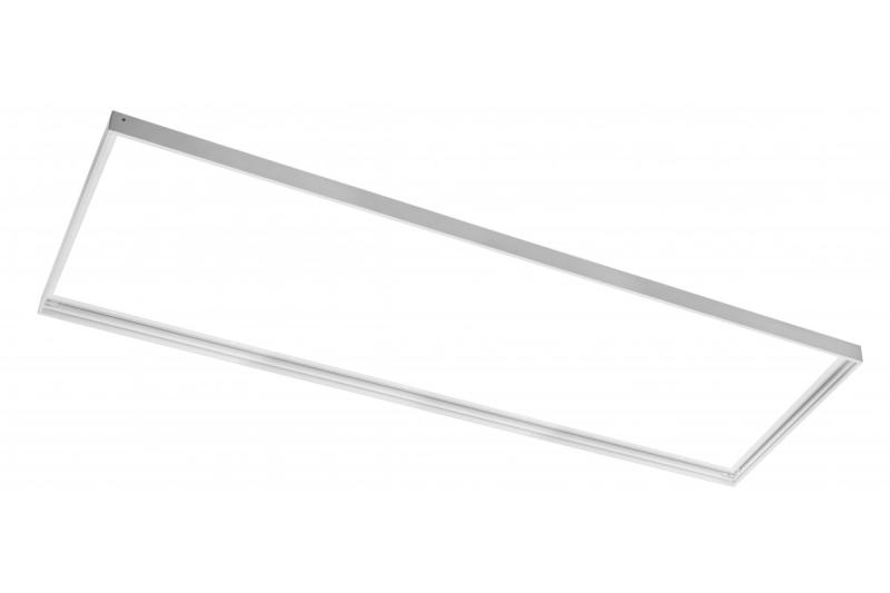 RÁM PRO MONTÁŽ LED PANELU NA POVRCH 30 x 120 cm (KING), bílý 1208965294