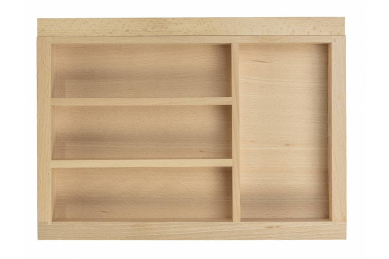 Decor Cutle Příborníky Nastavitelná vložka pro skříně o šířce 400-600 mm Barva buk 1208966289