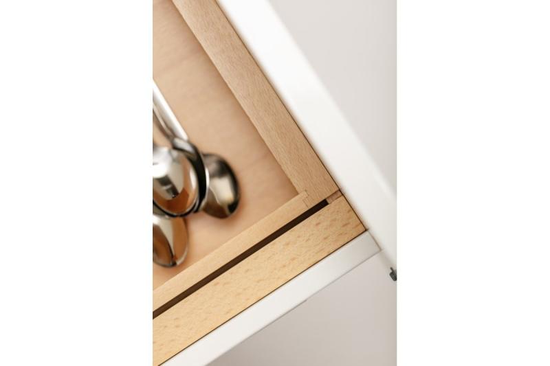 Decor Cutle Příborníky Nastavitelná vložka pro skříně o šířce 400-600 mm Barva buk 1208966289