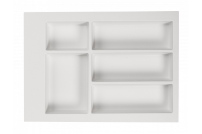 Decora Cutle Příborníky Vložka do kuchyňské zásuvky 400 Bílá 1208966373