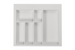 Decor Cutle Příborník Vložka do kuchyňské zásuvky 600 Bílá 1208966377
