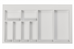 Decor Cutle Příborník Vložka do kuchyňské zásuvky 900 Bílá 1208966381