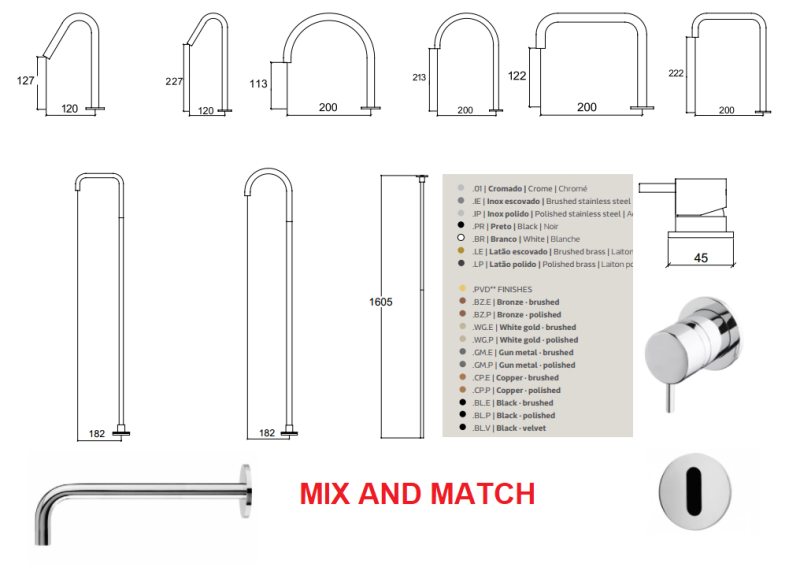 Waterevolution Flow vestavěný umyvadlový infračervený senzor na baterie kartáčovaný gun metal T118EBGME