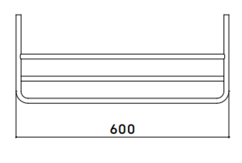Waterevolution flow držák na ručníky Měď A118CPE