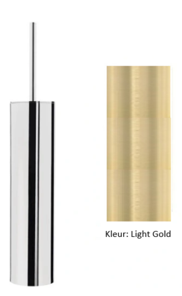 Waterevolution Deep WC kartáč set stojící PVD Light Gold A240WGE