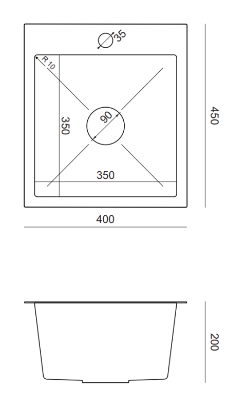 Quadri Dixton 40 set met zwarte rvs spoelbak met nano pvd 400x450 mm met kraangat opbouw en Quadri Bristol keukenkraan

Quadri Dixton 40 sada s černým nerezovým dřezem s nano PVD 400x450 mm s