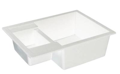GraniteMy Smart extra mělký 1,5 granitový bílý dřez 58x44cm 1208967418