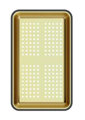 Quadri zlatý odkapávač 38x23 cm pro dřezy Newport 1208967506