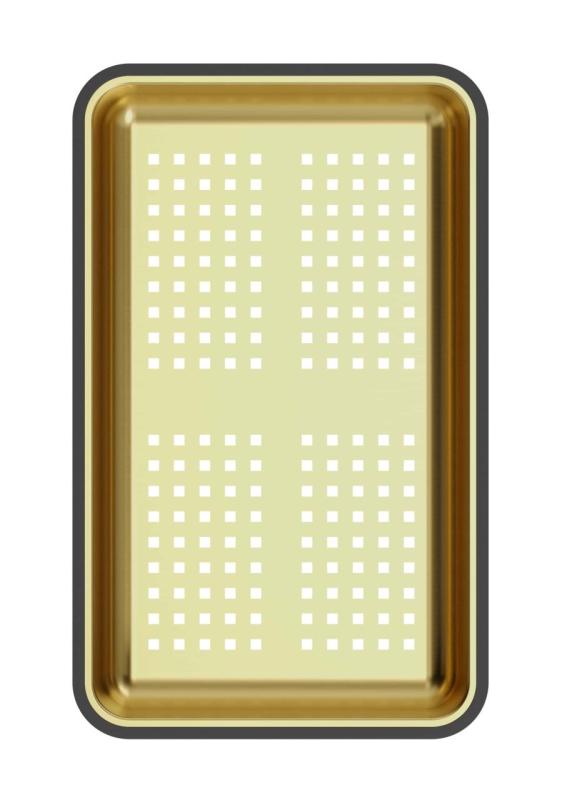 Quadri zlatý odkapávač 38x23 cm pro dřezy Newport 1208967506