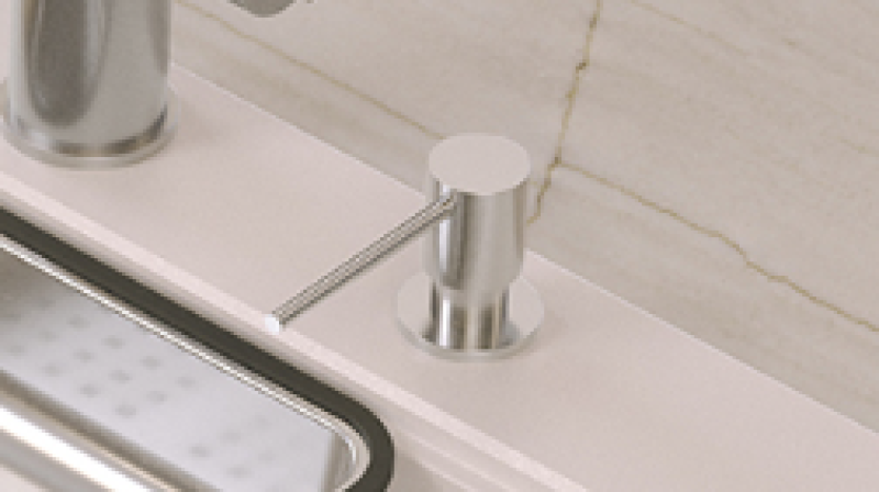 Quadri Luxor Vestavěný dávkovač mýdla zlatý, plnitelný shora 1208967511