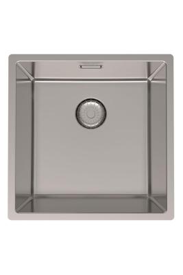 Pure.Sink Prestige nerezový dřez 40x40 cm 10mm rádius spodní montáž, plochá montáž a horní montáž PPG4040-02