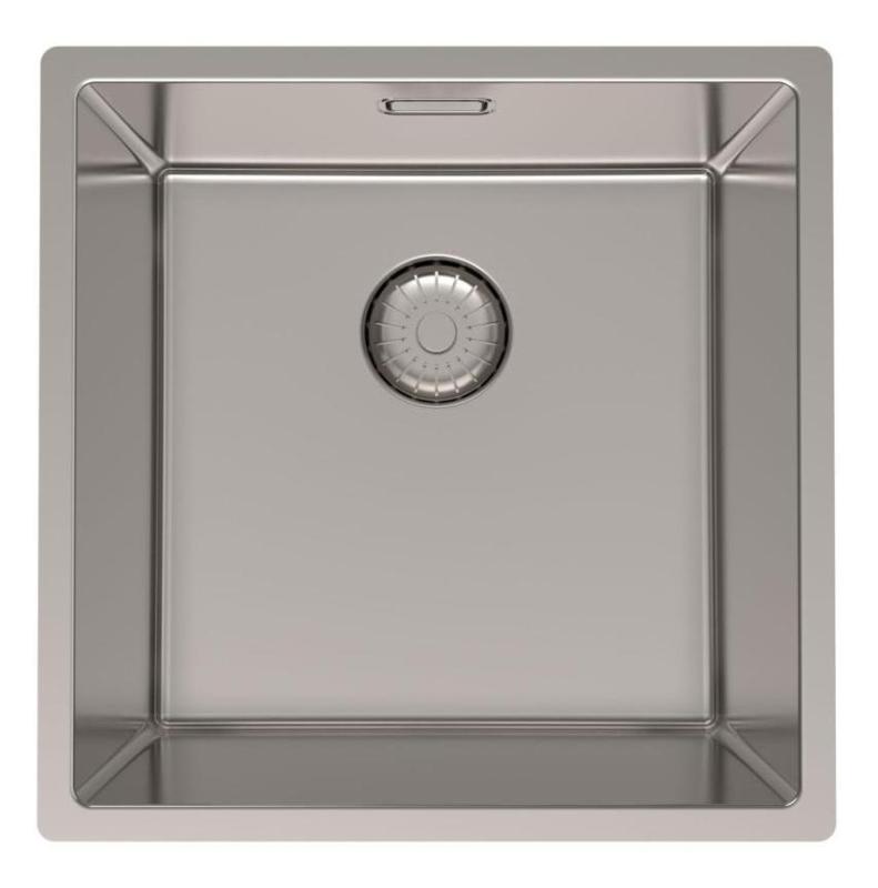 Pure.Sink Prestige nerezový dřez 40x40 cm 10mm rádius spodní montáž, plochá montáž a horní montáž PPG4040-02