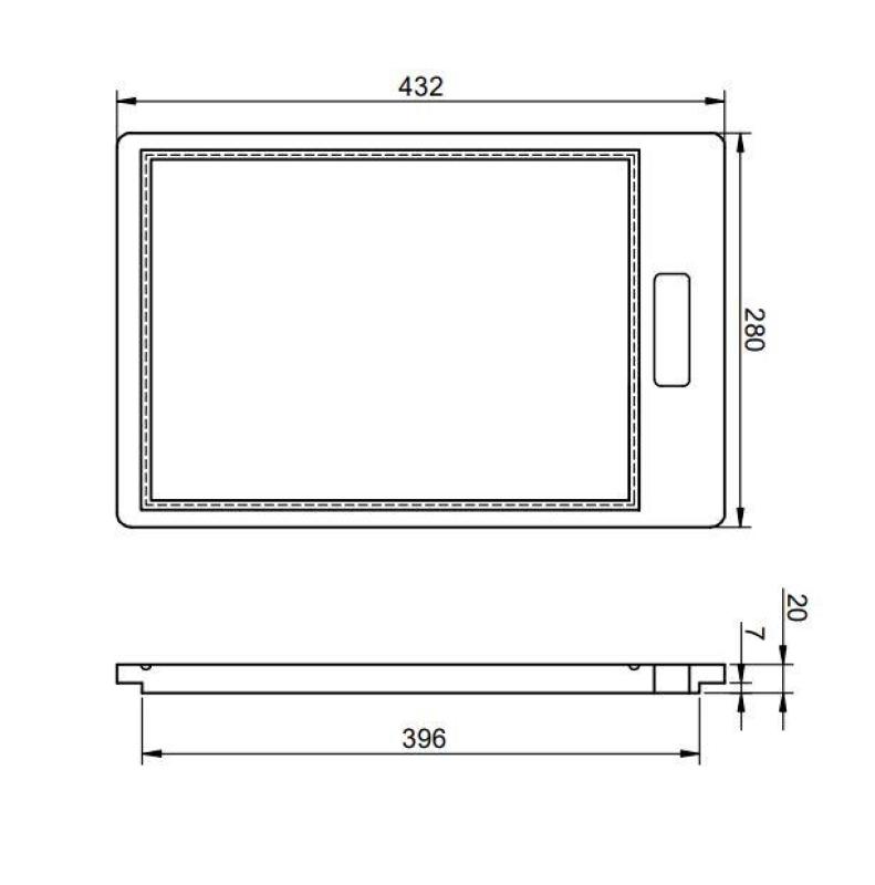 Pure.Sink Prestige dřevěná krájecí deska PPGCB40-23