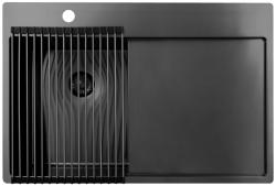 Pure.Sink Prestige rolovací podložka na dřez Gun Metal PPGRM40-61