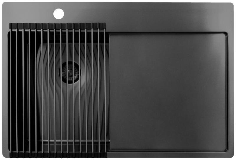 Pure.Sink Prestige rolovací podložka na dřez Gun Metal PPGRM40-61