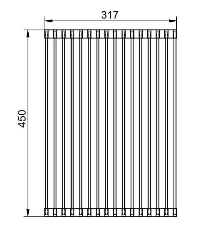 Pure.Sink Prestige rolovací podložka do dřezu Měď PPGRM40-62