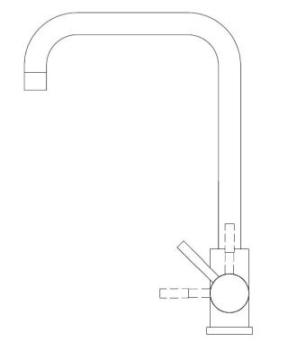 Pure.Sink Elite Steel Pure kuchyňská baterie Matná černá PS8010-10