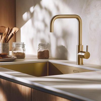 Pure.Sink Elite Steel Pure kuchyňská baterie PVD kartáčované zlato PS8010-60