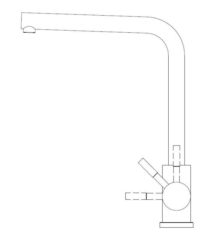Pure.Sink Elite Steel Spark kuchyňská baterie nerez PS8040-02