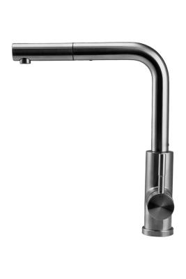 Pure.Sink Elite Steel Spark-S kuchyňská baterie z nerezové oceli s výsuvným výtokem PS8041-02
