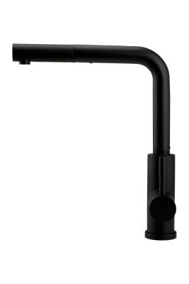 Pure.Sink Elite Steel Spark-S kuchyňská baterie Matná černá s výsuvnou hubicí PS8041-10