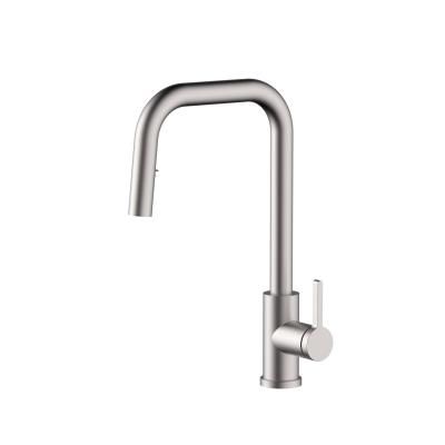 Pure.Sink Elite Steel Crystal-S kuchyňská baterie z nerezové oceli s výsuvnou výpustí PS8050-02.