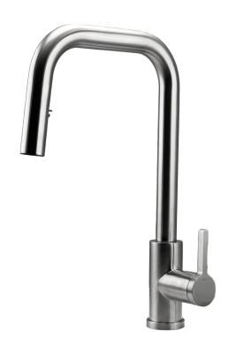 Pure.Sink Elite Steel Crystal-S kuchyňská baterie z nerezové oceli s výsuvnou výpustí PS8050-02.