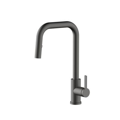 Pure.Sink Elite Steel Crystal-S kuchyňská baterie PVD Gun metal s výsuvným výtokem PS8050-61
