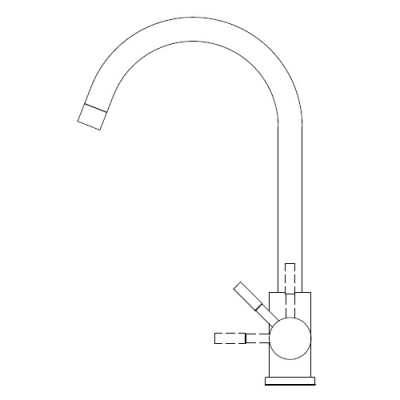 Pure.Sink Elite Steel Stream kuchyňská baterie Matná černá PS8044-10