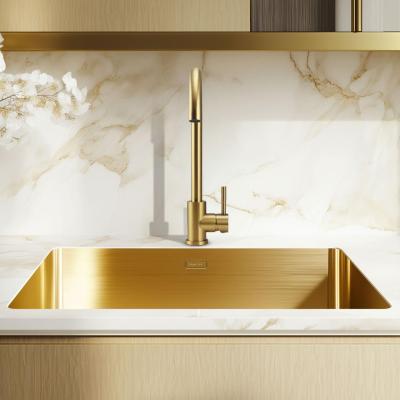 Pure.Sink Elite Steel Stream kuchyňská baterie PVD kartáčované zlato PS8044-60