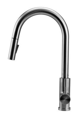 Pure.Sink Elite Steel Stream-S kuchyňská baterie z nerezové oceli s výsuvnou hubicí PS8045-02