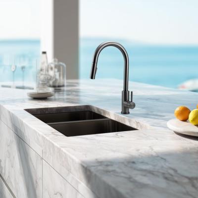 Pure.Sink Elite Steel Stream-S kuchyňská baterie PVD Gun metal s výsuvnou výpustí PS8045-61