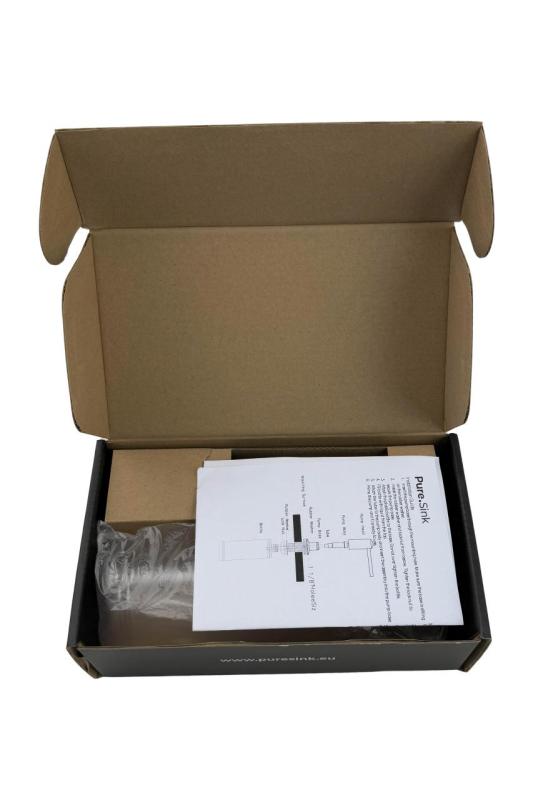 Pure.Sink Elite Steel Shine vestavěný dávkovač mýdla PVD Gun Metal PS9010-61