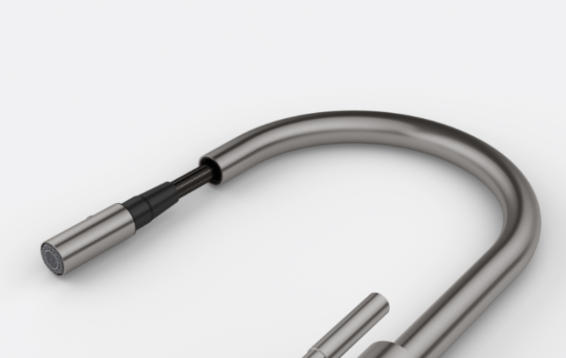 Franke Mythos Masterpiece Kuchyňská Baterie Antracit s J-výtokem a Vytažitelnou Sprchovou Hlavicí - 115.0711.555